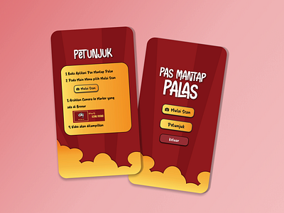AR Pas Mantap Palas - Mobile App ar augmented reality ui ui designer uiux umkm