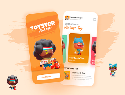 Toy Shop App Concept 3d creative design graphic design logo mobile app resourcifi shop store toy toy store toyshop ui ux