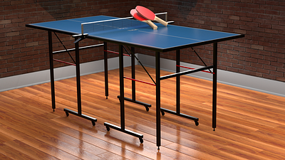 Ping Pong Set 3d 4d animation arnold render behance branding c4d cinema cinema 4d design digital art dribbble graphic design illustration logo motion graphics photoshop product product design ui