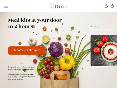 UDINE Landing Page - Menu animation landing page menu menu button menu icon open menu product design ui ux web web design