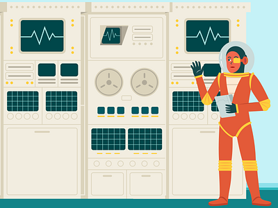 Hyperspace by Mathew Wong branding design illustration illustration design illustrations illustrations／ui illustrator logo ui ux