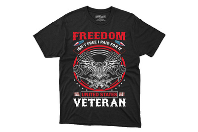 Veteran T-Shirt graphic design merch by amazon