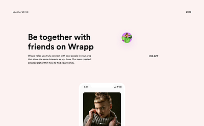 Wrapp - IOS Application Design app design graphic design ui ux