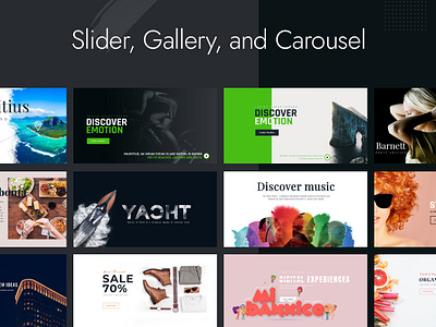 Premium Quality Sliders ads carousel ecommerce gallery hero landing page promo slider templates