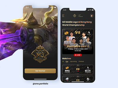 M3 Mobile Legend World Championship Mobile APP design esport m3 m3 mlbb mobile app mobile design product design rrq tournament ui ui design ui trends uiux user interface world championship