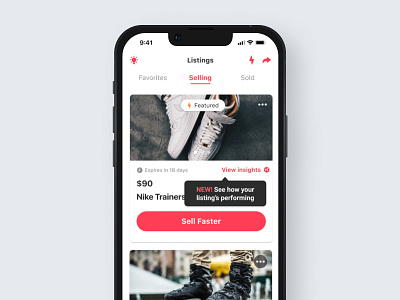 letgo listings view app interface letgo marketplace ui user ux