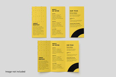 A4 Trifold brochure mockups/psd 3d a4 a5 branding brochure design flyer graphic design illustration mockup mockups paper psd trifold ui