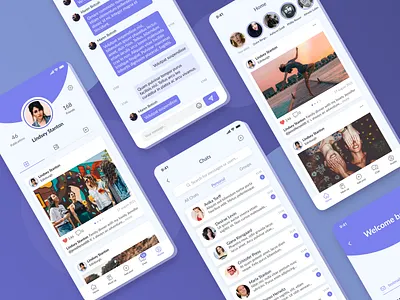 Social app 3d animation branding design graphic design illustration logo mobile app mobile ui motion graphics ui ui design uidesign ux design uxdesign uxui