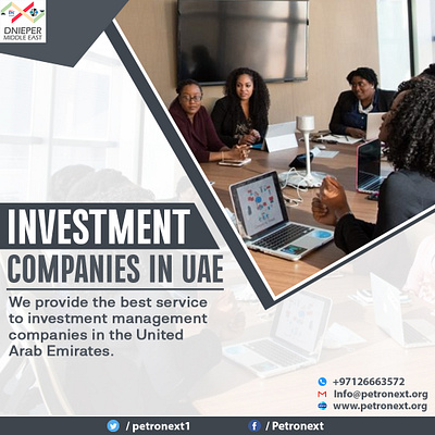 Investment Companies In UAE graphic design