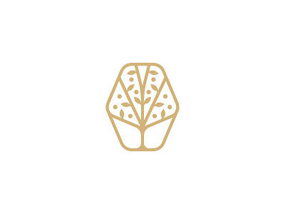 Tree Logomark brand branding leaf logo luxury mark nature olive restaurant tree