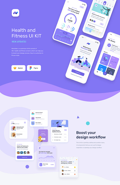 Fitness app UIkit app design graphic design ui uiux ux