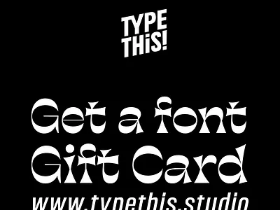 Font Gift Cards christmas design font fonts gift giveaway illustration logo type type design typeface typography