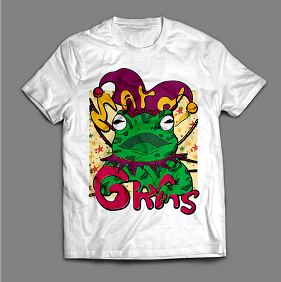 Mardi Gras T-Shirt Design design illustration typography