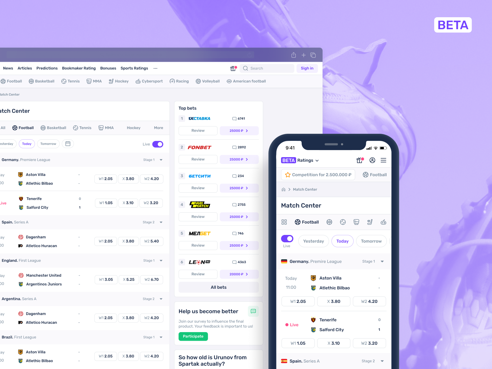 Example of Web / Mobile App UI/UX