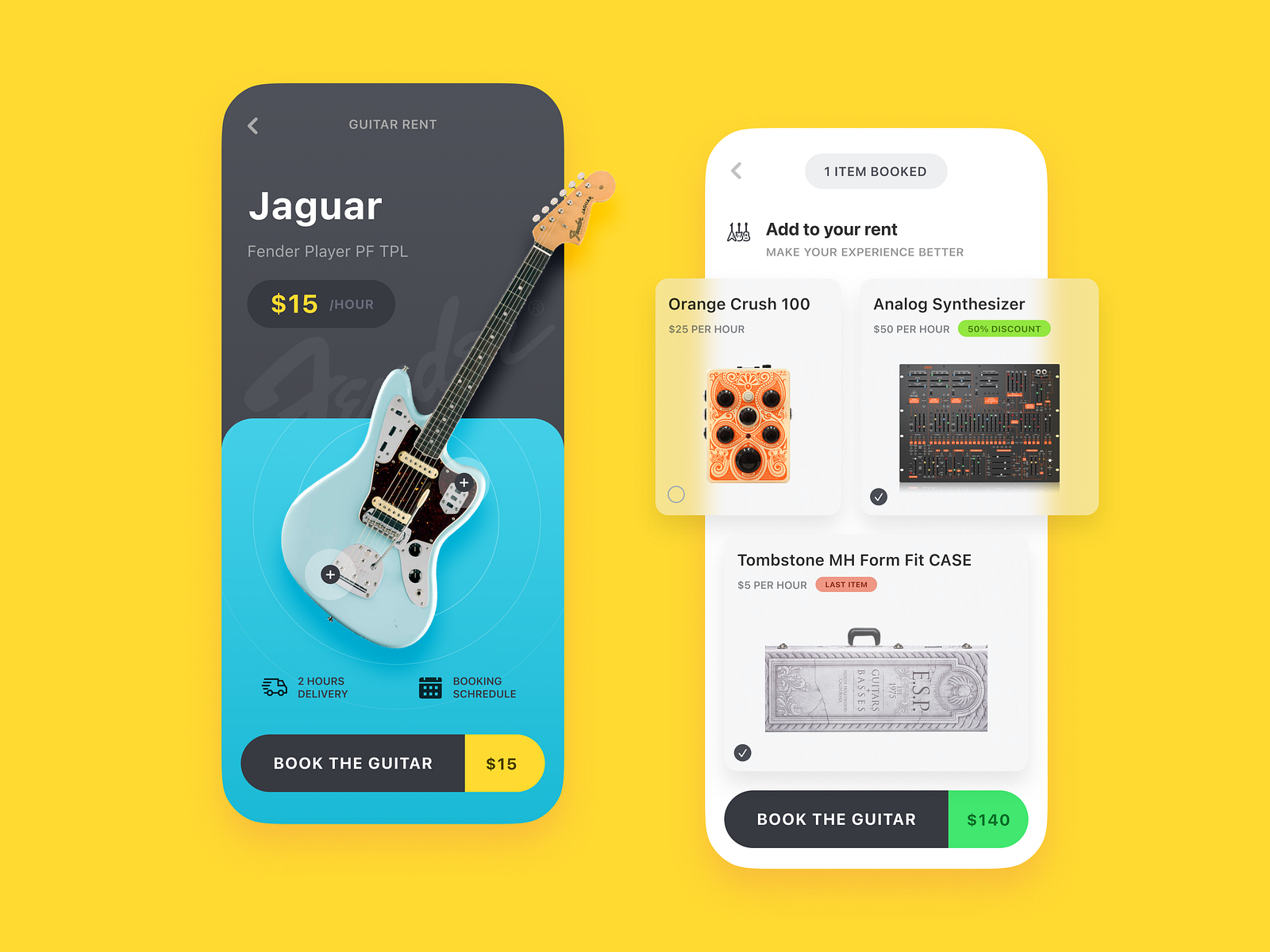 Musical Instruments Rent by Andrii Shylov on Dribbble
