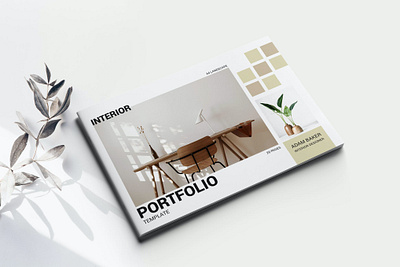 Interior Portfolio Template a4 brochure business catalog catalog business clean design illustration indesign indesign brochure interior interior portfolio landscape lookbook magazine modern portfolio print printable template