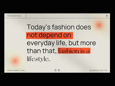 Presentation Quote Layout abstract aesthetic blur brand branding composition creavora design gradient interface layout layouts pitch presentation quote social media template ui ux web design