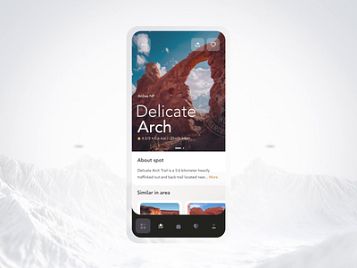 Pocket Guide – Dark mode animation 10c 10clouds 3d art animation app cinema 4d dark mode design map mobile motion mountains mvp national park navigation