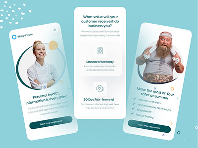 Weight Loose Responsive Design app branding clean design clean ui crypto app finance app fintech graphic design gym health homepage homepage desgin interface designer logo mockups design real estate app ui ui design uiux website design