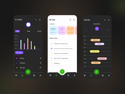 Task Manager android app application design ios mobile task manager tracker ui user experience ux