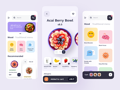 Food Delivery - Mobile App app app design food food and drink food app food delivery food delivery application food delivery service mobile app mobile app design mobile design mobile ui