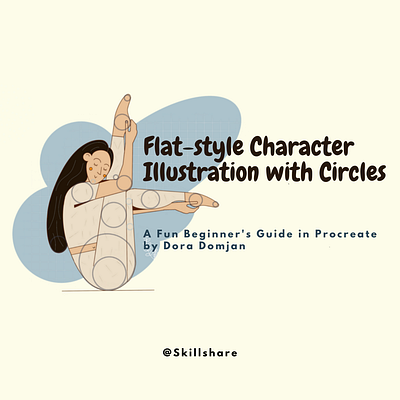 Flat style Character Illustration - Yoga Practice 2d branding character design character illustration class color palette design digital art figure drawing flat illustration flat style geometrical graphic design illustration limited palette procreate stylized stylized character teaching vector