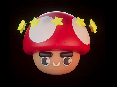 Toad ! 🍄 3d animation app branding design graphic graphic design icon illustration logo motion graphics