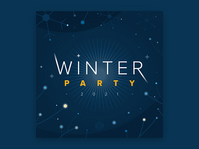 Winter party visual adobe illustrator illustration truelayer vector