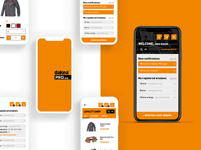Mobile app design - Dakea PRO.app app app design design landing landingpage mobile mobile app mobile design ui ui design ux ux design