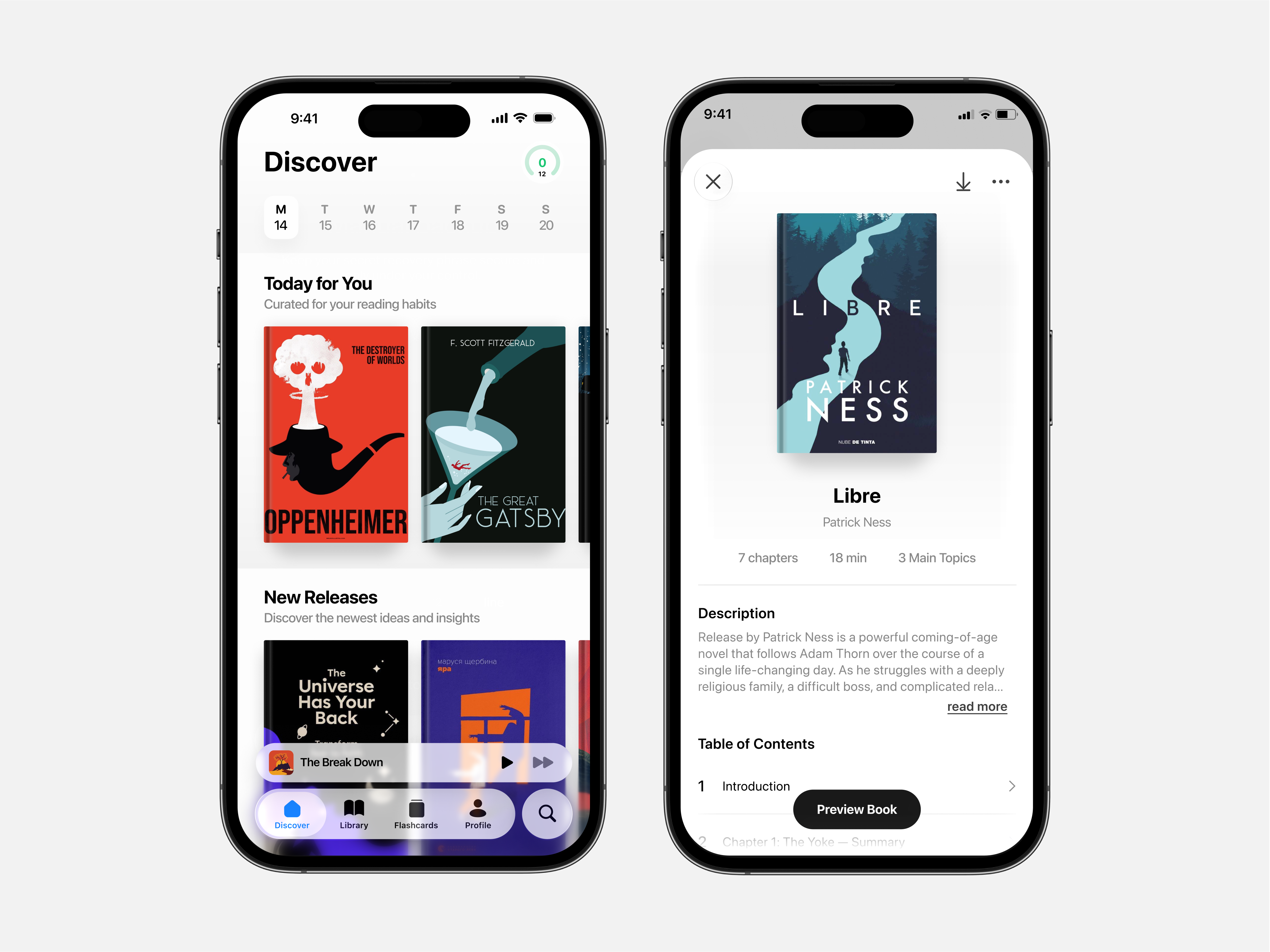 Wiser — Book Summaries app audio blinkist book books design discover glass homepage ios 26 learn liquid listen mobile app reed sedef dilek summaries ui ux wiser