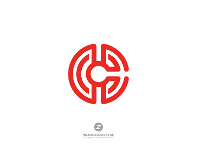 Letter C Coin branding lettermark monogram typography