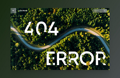 404 Error - Page not found😫 404 branding creative design figma photoshop ui web