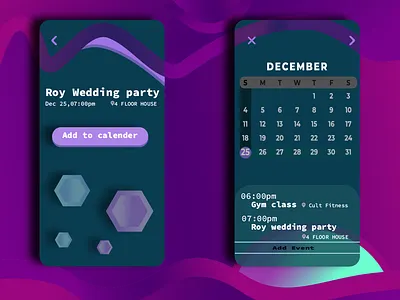 Calendar UI adobe brading design graphic design illustration ui