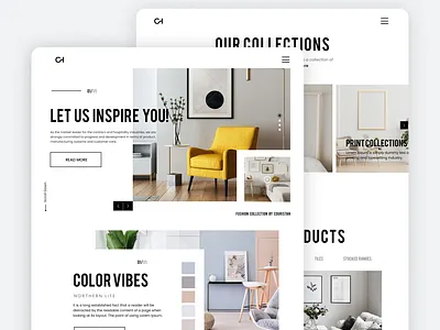 CH_page animation app branding design furniture graphic design illustration logo minimal mobile ui ui ux ux web web design website