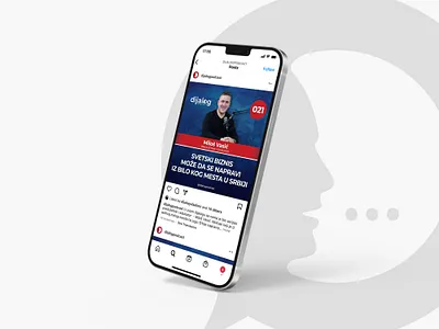 Dijalog Podcast - Social Media Post Template brand branding clean design dialogue illustration instagram logo media music podcast post product design social socialmedia typography vector