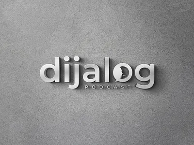 Dijalog Podcast - Logo Design 3d brand branding clean design dialogue graphic design illustration logo logodesign logotype podcast product design typography vector