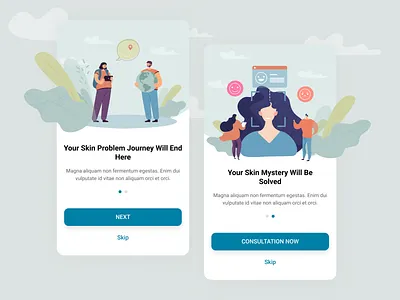 Skincare - On Boarding android beautiful beauty consultation girl green journey mystery on board on boarding onboard onboarding pretty skin skincare woman