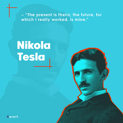 Social Media Motivational Post adobe creative graphic design motivational nikolatesla photoshop socialmedia typography