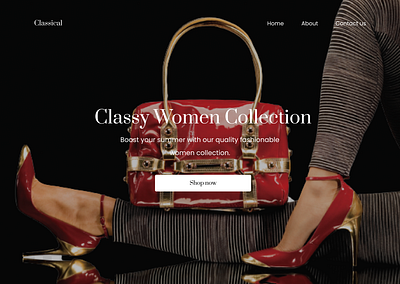Fashion store for women wears ui web