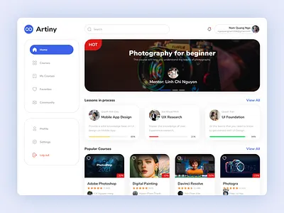 Online Courses Web app ui ui design web web design webapp