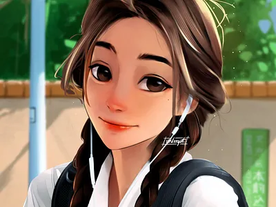 ☀️ anime art character cute drawings girl girl character illustration