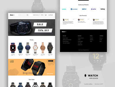 Watch product web design design experience figma hero landing ui uidesign uiux userinterface ux visualdesign web webdesign