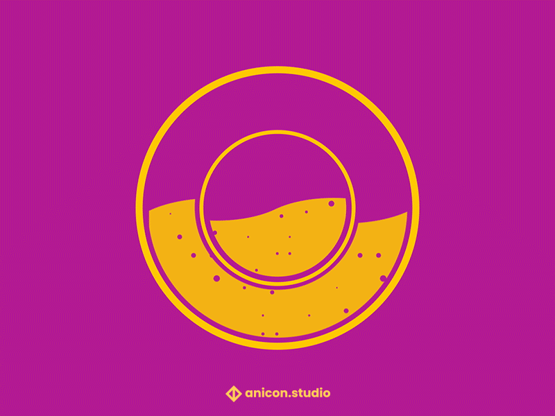 | Try not to spill | anicon animated logo clean design flow graphic design icon illustration json liquid loading logo lottie modern motion graphics smooth washing water