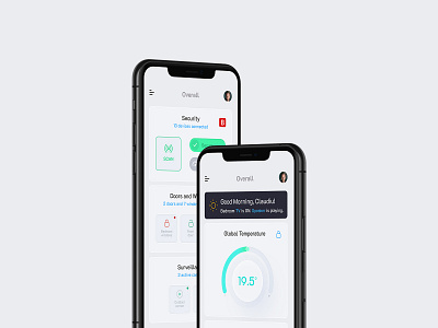 Smart Home Dashboard App application clean design dashboard design figma interface mobile app ui ux