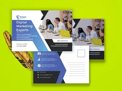 Post Card Design branding design design post card graphic design illustration logo minimal post card post card design typography vector