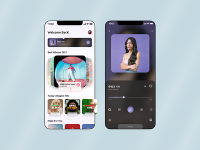 Daily UI 009 - Music Player. 009 appdesign dailyui dailyui009 design figma kharkiv mobiledesign mockup music musicapp musicplayer purple songs ui uiux uiuxdesign ukraine ux webdesign