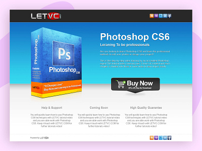 LETVC landing page (Photoshop) frontend landing page old project photoshop web web design