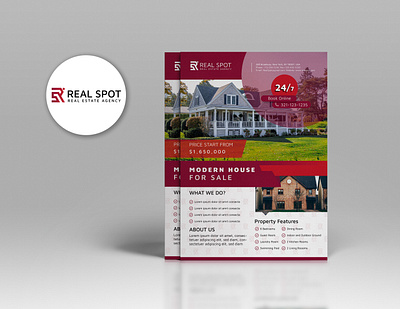 Real Estate Flyer 04 design flyer design flyers graphic design illustrator modern flyer design modern flyers real estate real estate flyers ui vector