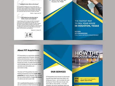 Brochure Design brochure buying company corporate graphic design marketing print ready real estate selling services testimonial