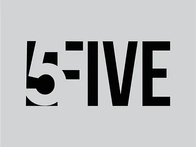 FIVE Logo concept brand branding logo logo design logo for 2021 minimal minimal logo design